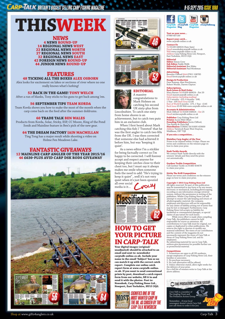 Carp-Talk Preview Pages