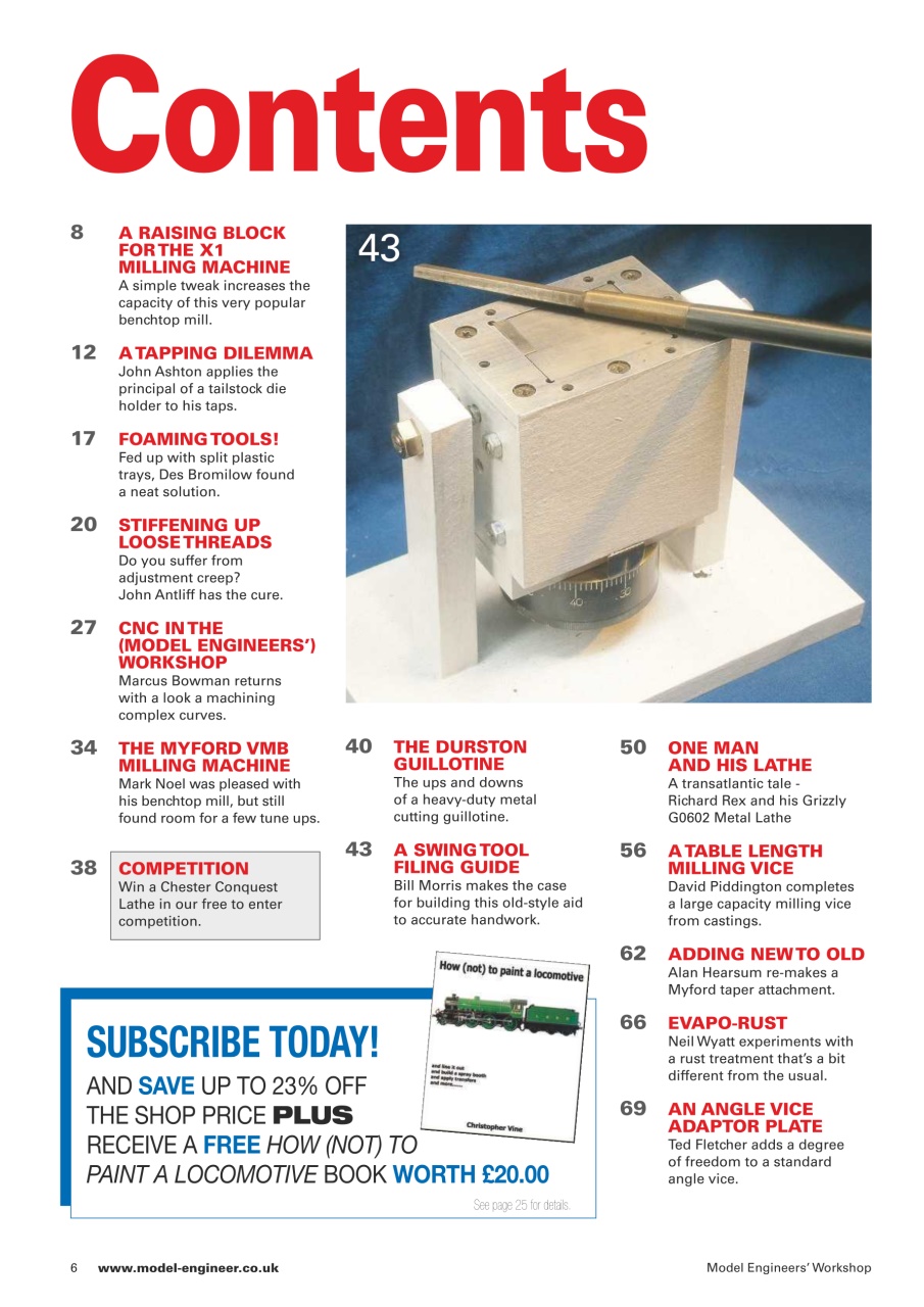 Model Engineer & Workshop Magazine Preview Pages