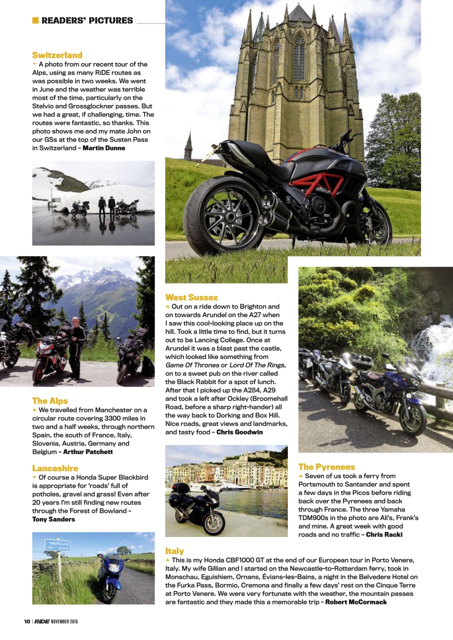 Ride Preview Pages