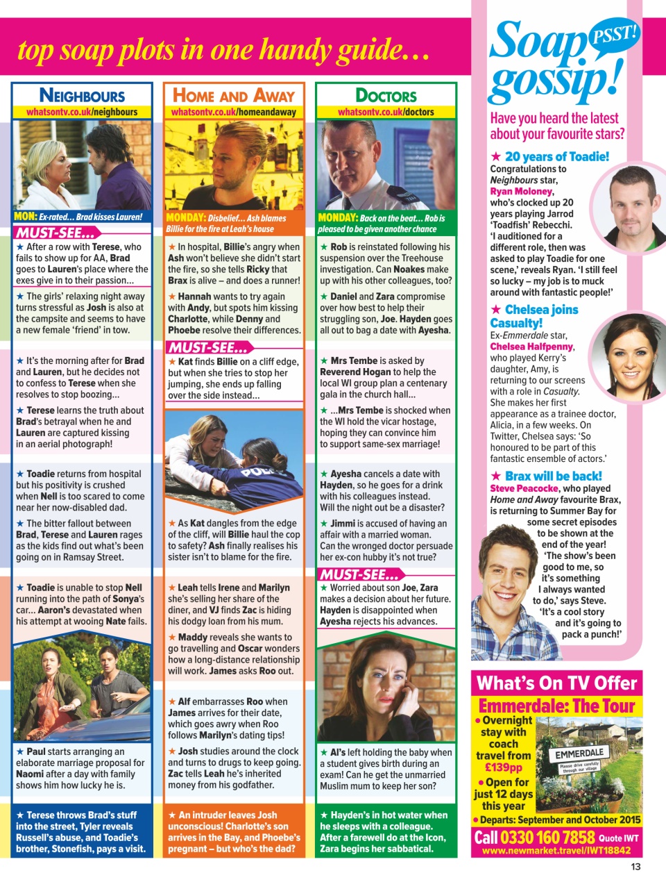 What's on TV Preview Pages