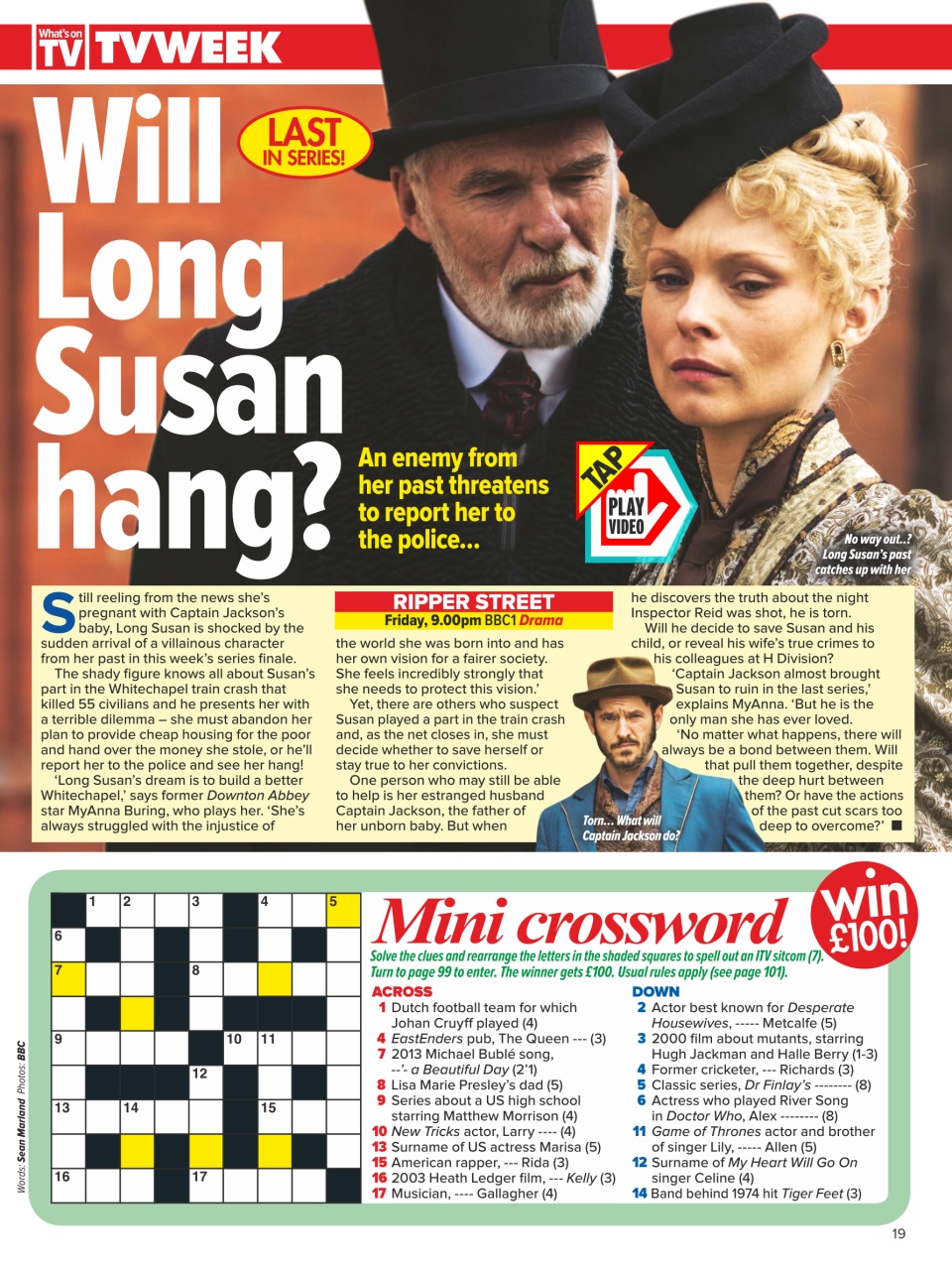 What's on TV Preview Pages