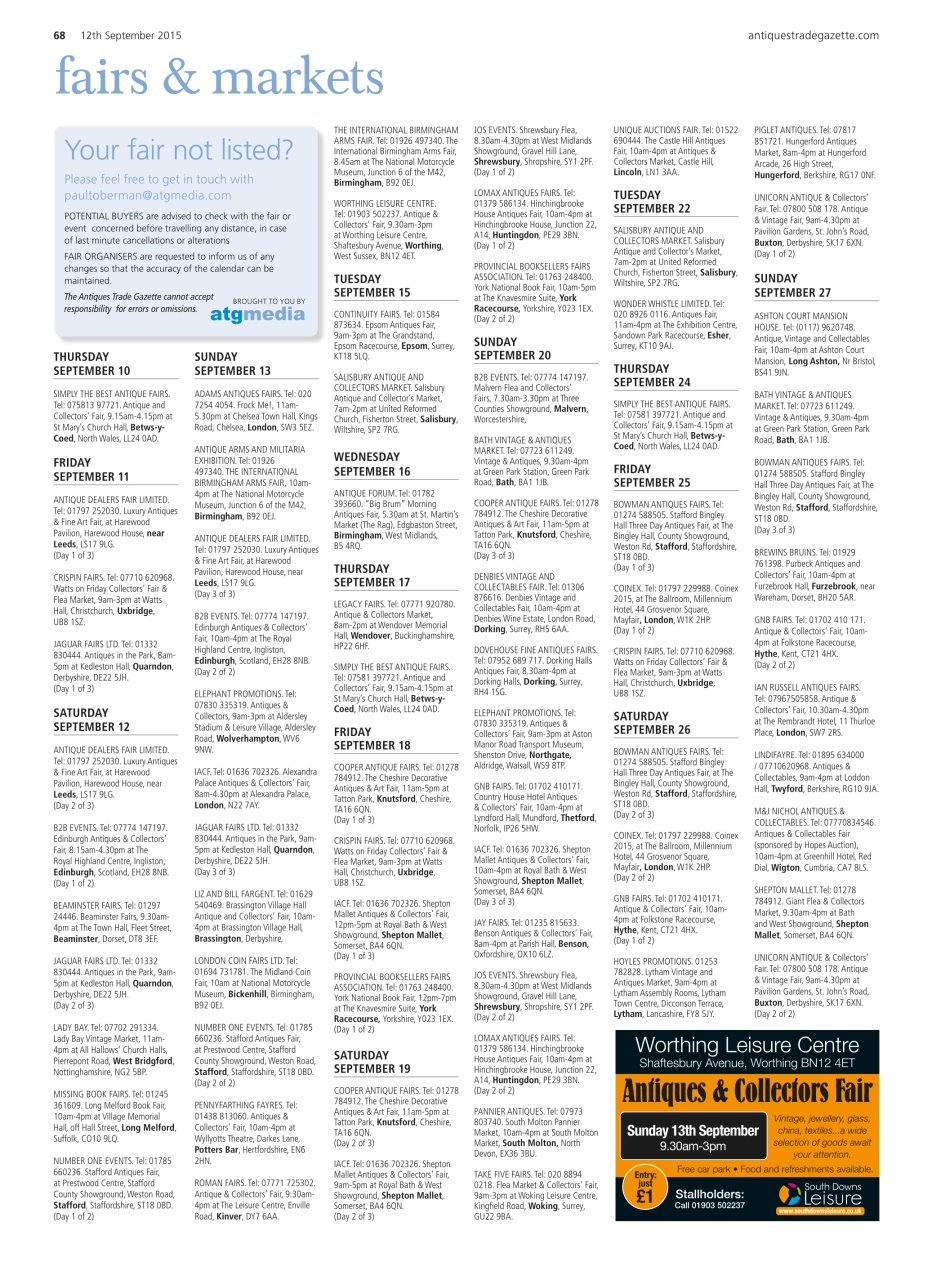 Antiques Trade Gazette Preview Pages