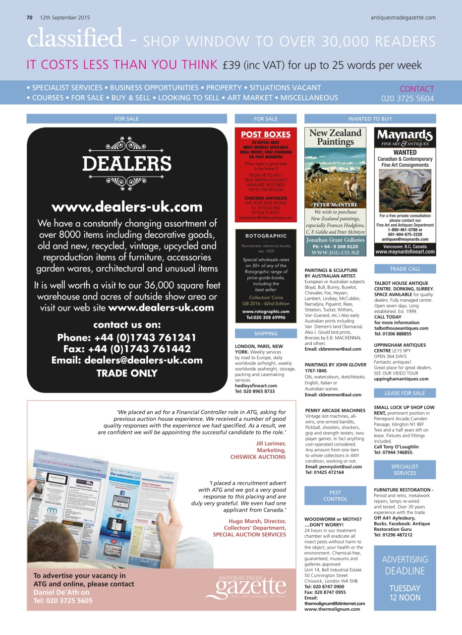 Antiques Trade Gazette Preview Pages