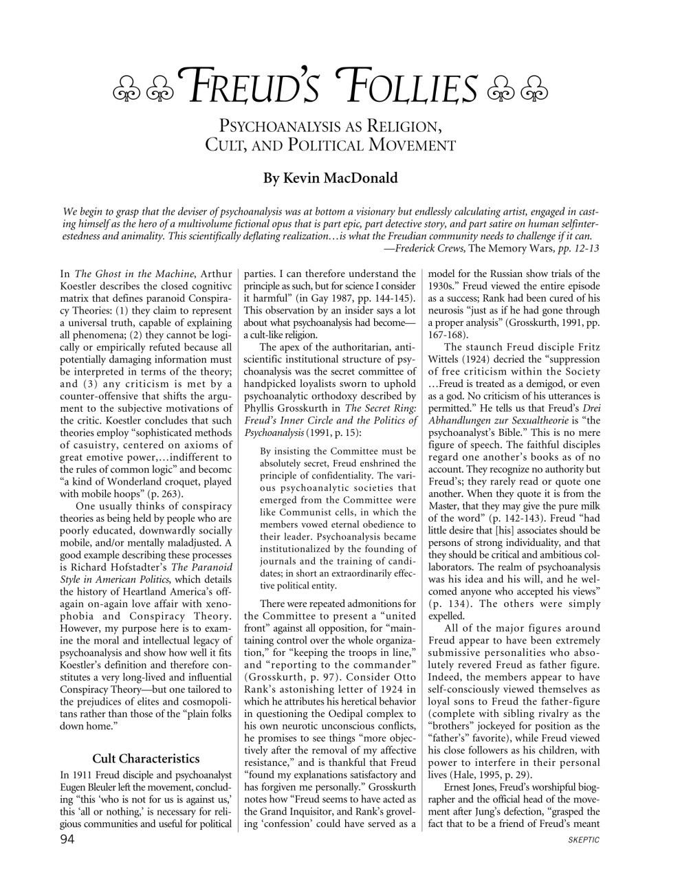 Skeptic Preview Pages