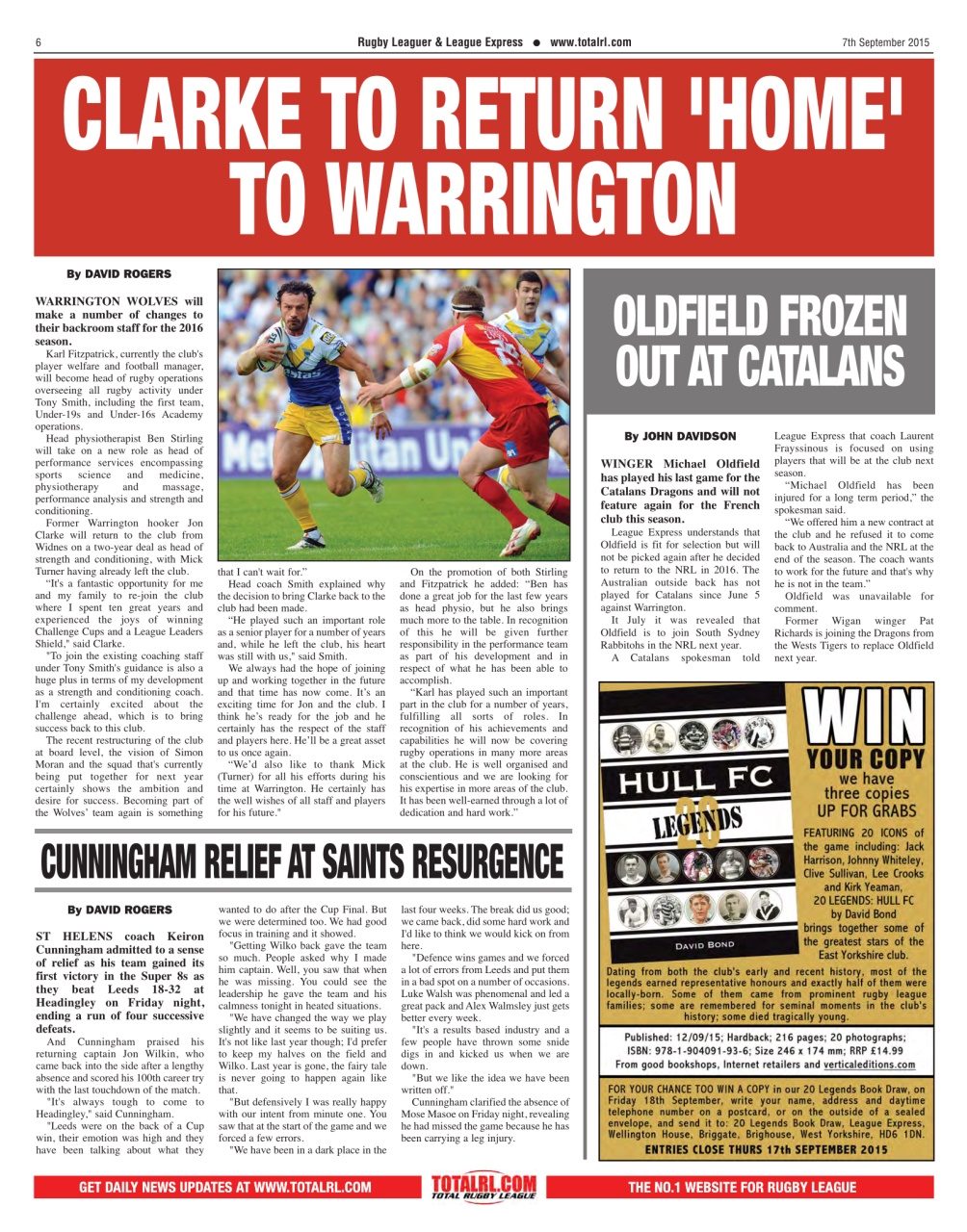 League Express Preview Pages