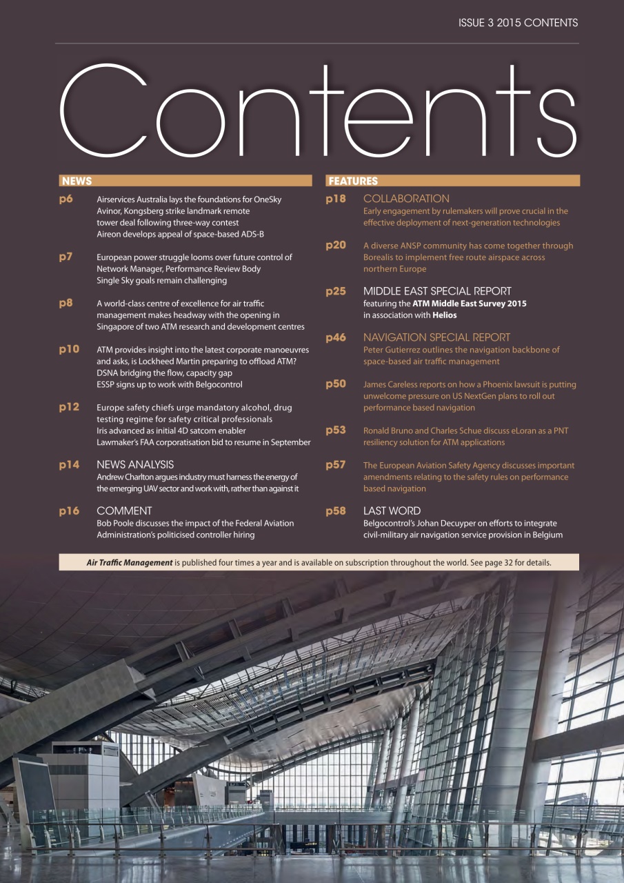 Air Traffic Management Preview Pages