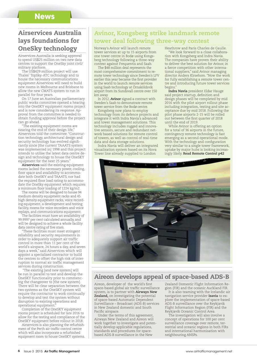 Air Traffic Management Preview Pages