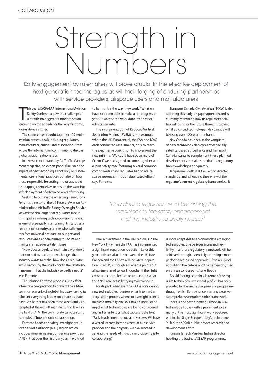 Air Traffic Management Preview Pages