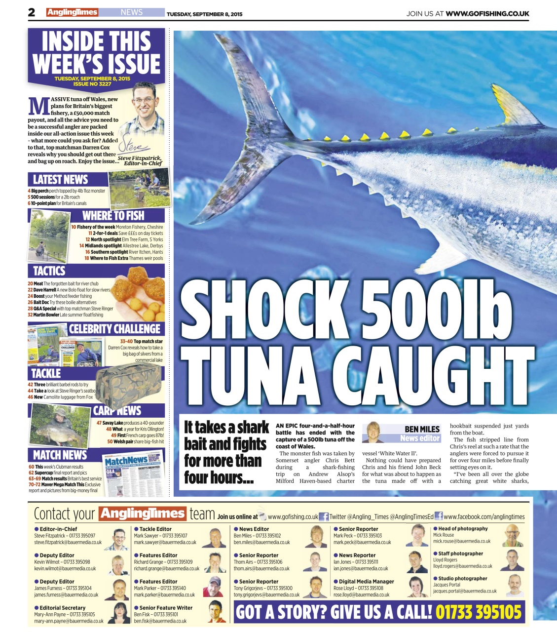 Angling Times Preview Pages