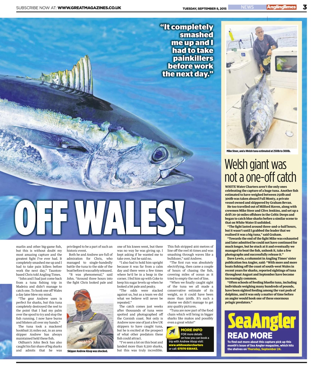 Angling Times Preview Pages