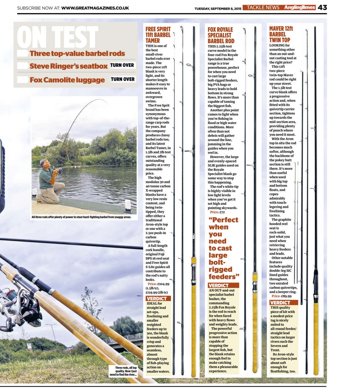 Angling Times Preview Pages