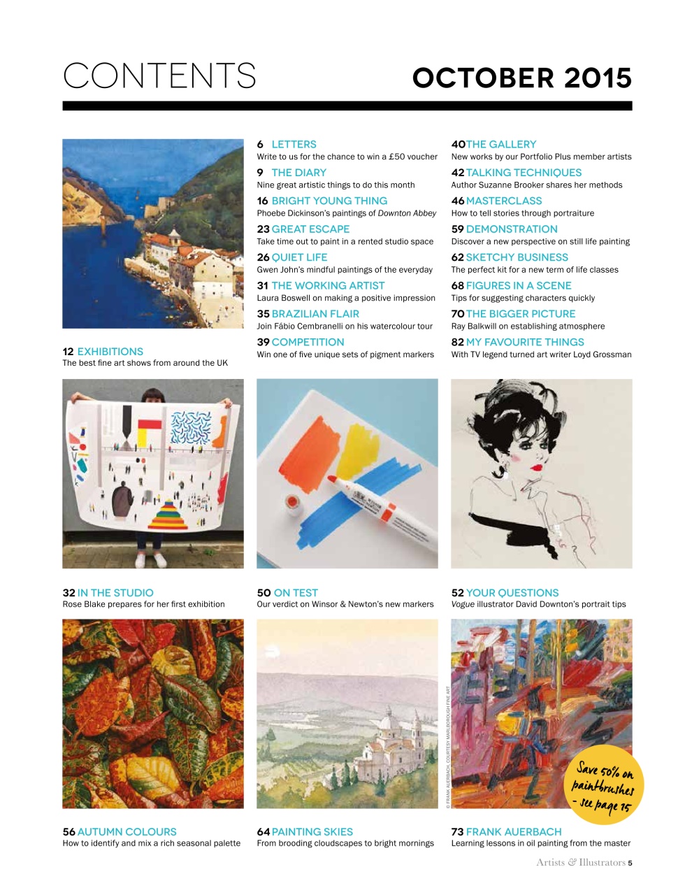 Artists & Illustrators Preview Pages