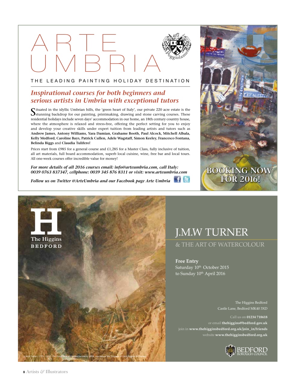 Artists & Illustrators Preview Pages