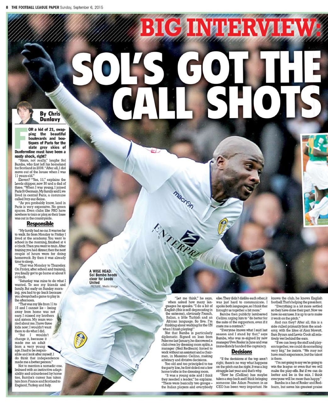 The Football League Paper Preview Pages