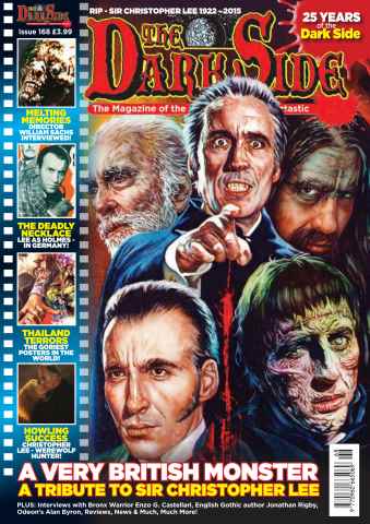 The Darkside issue Issue 168: Christopher Lee