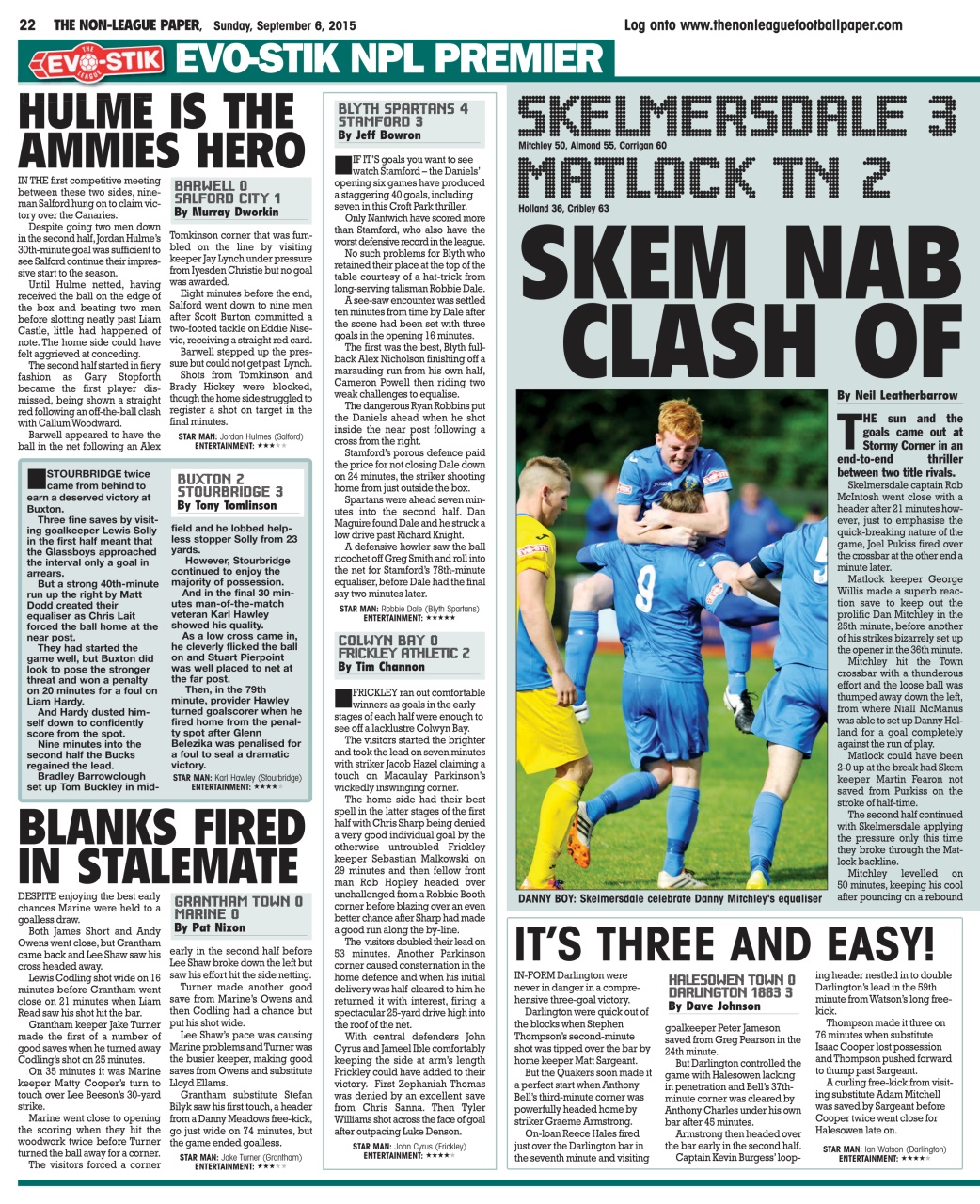 The Non-League Football Paper Preview Pages
