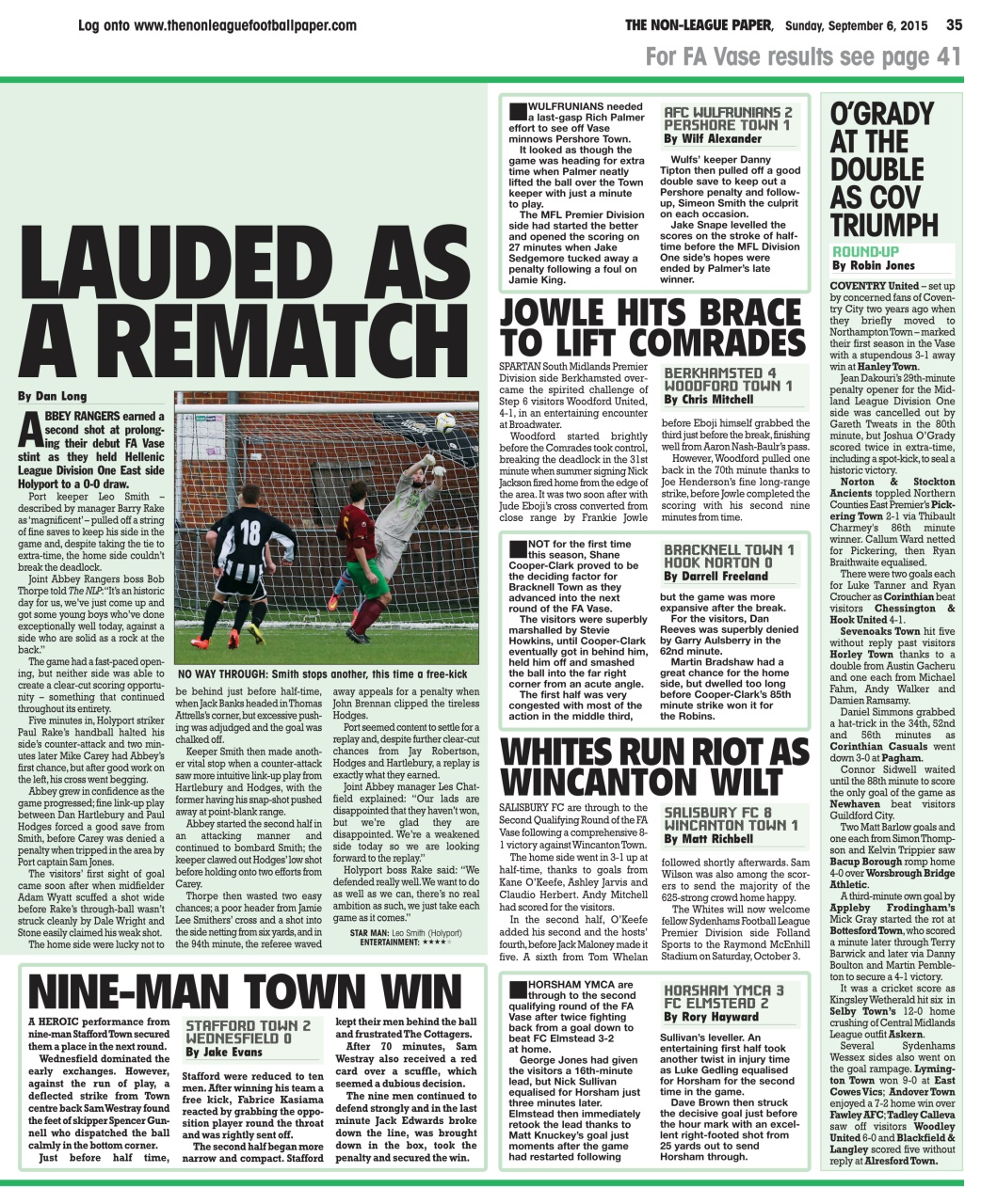 The Non-League Football Paper Preview Pages