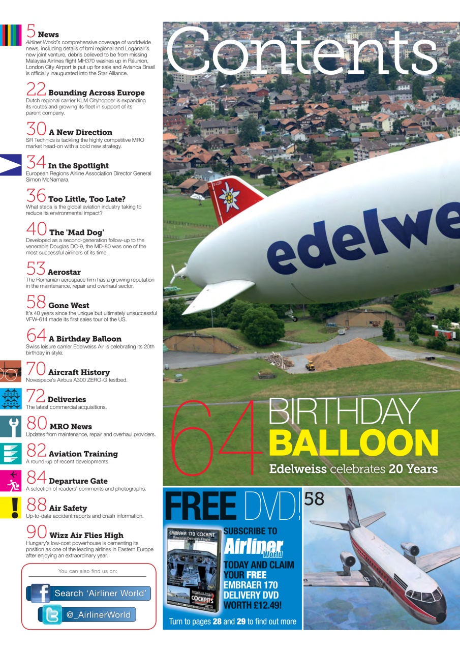 Airliner World Preview Pages