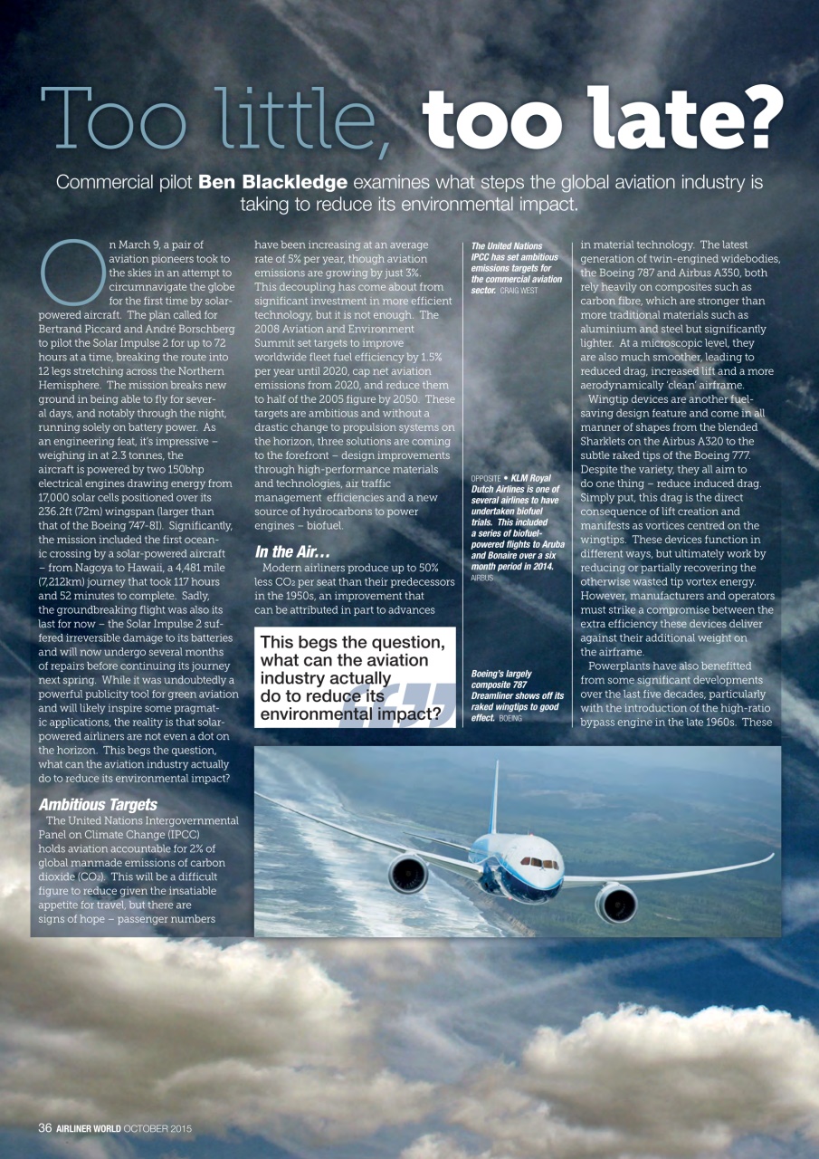 Airliner World Preview Pages