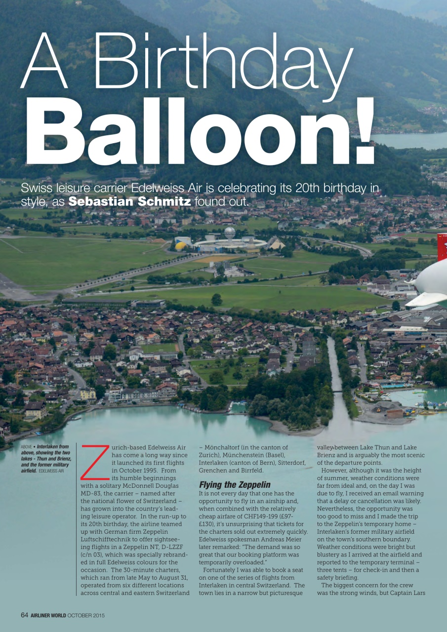 Airliner World Preview Pages
