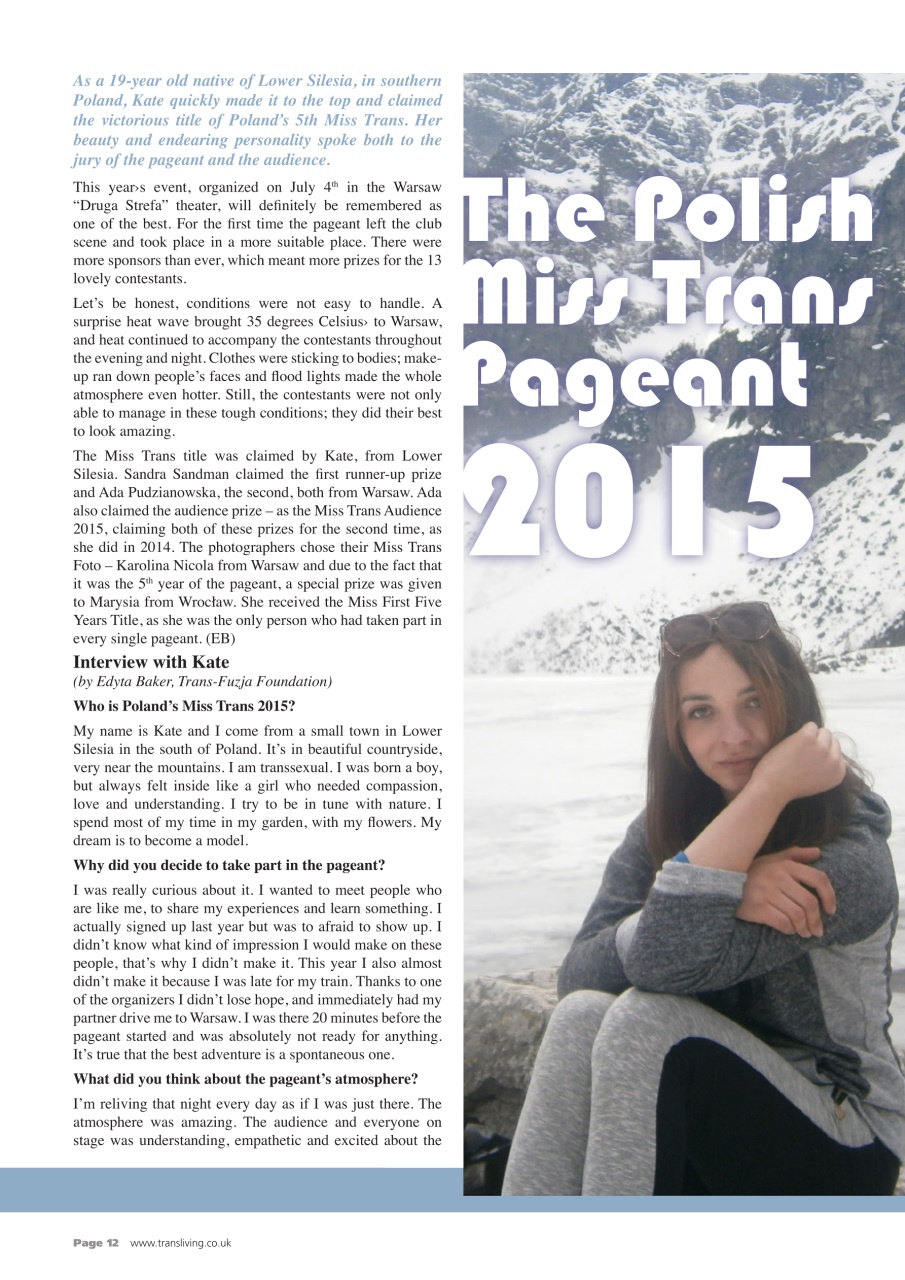 Transliving Magazine Preview Pages