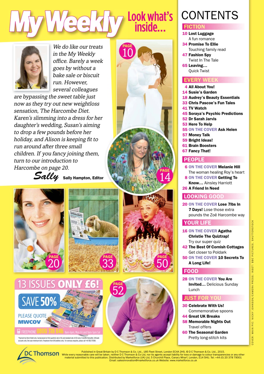 My Weekly Preview Pages