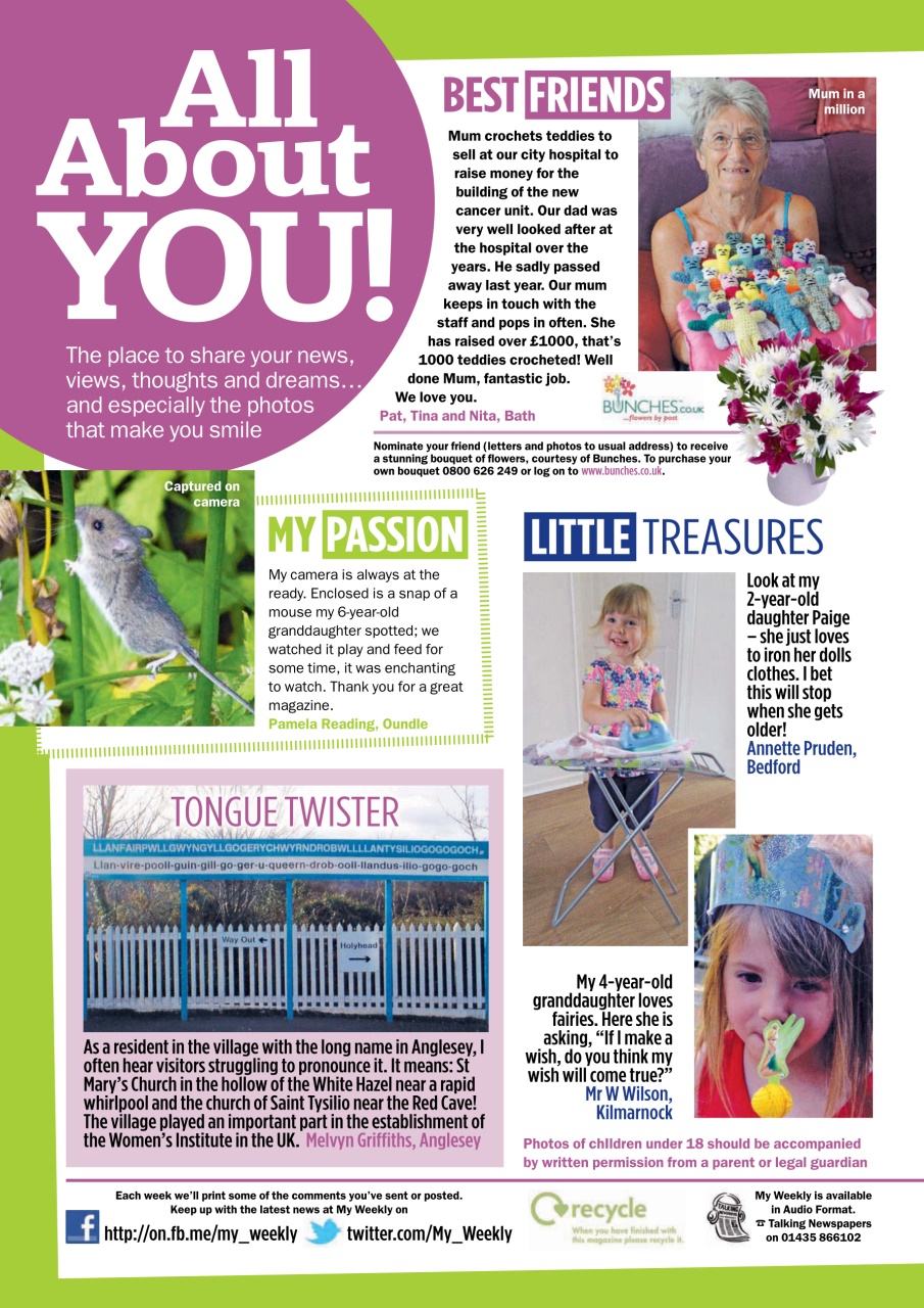 My Weekly Preview Pages