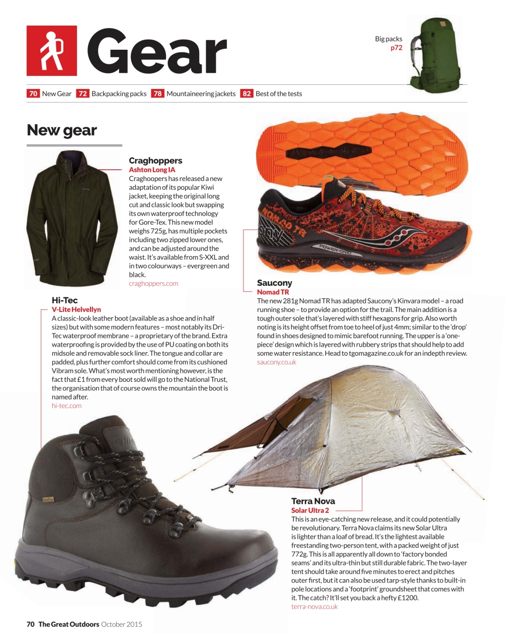 TGO - The Great Outdoors Magazine Preview Pages