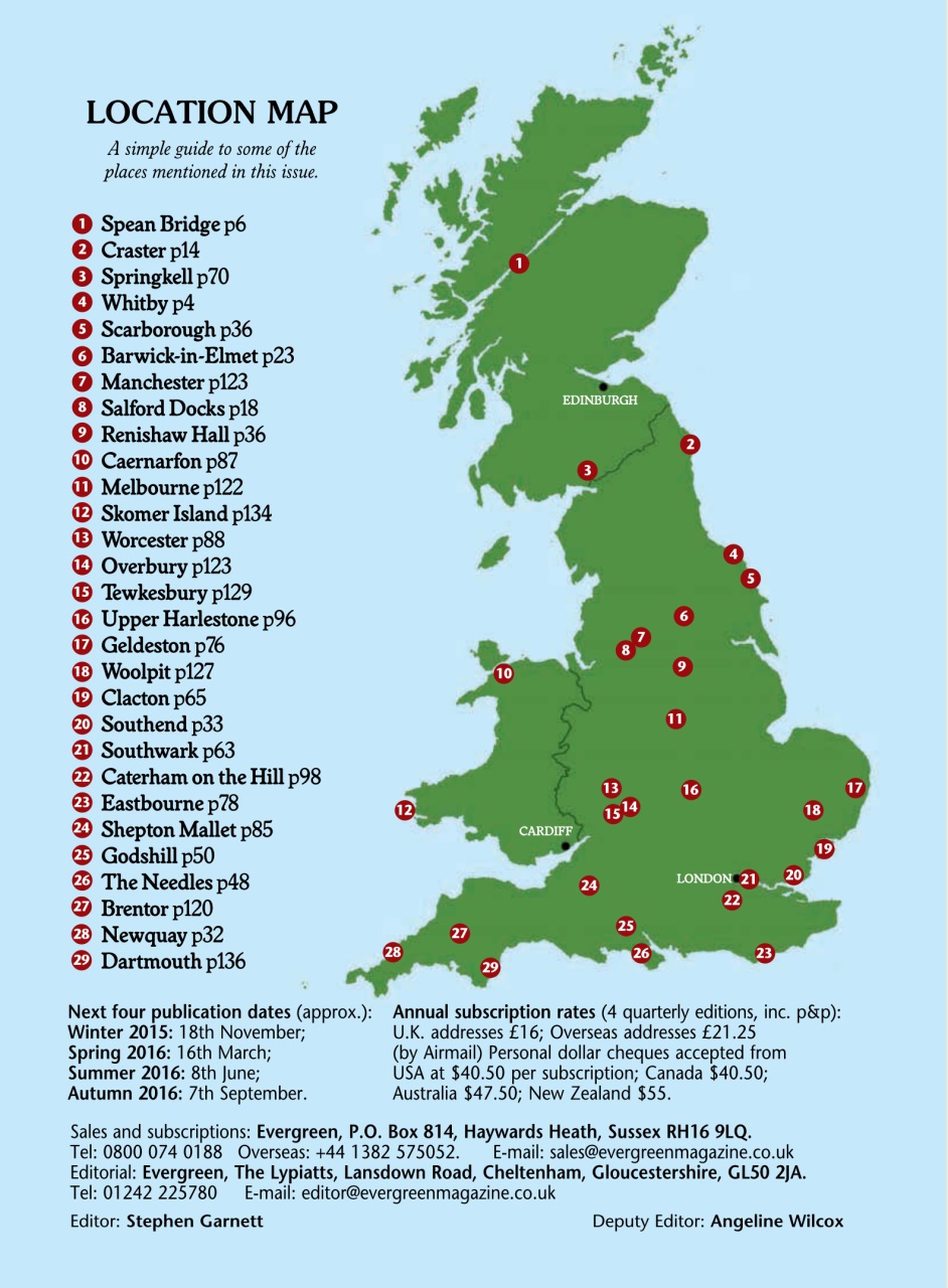 Evergreen Preview Pages