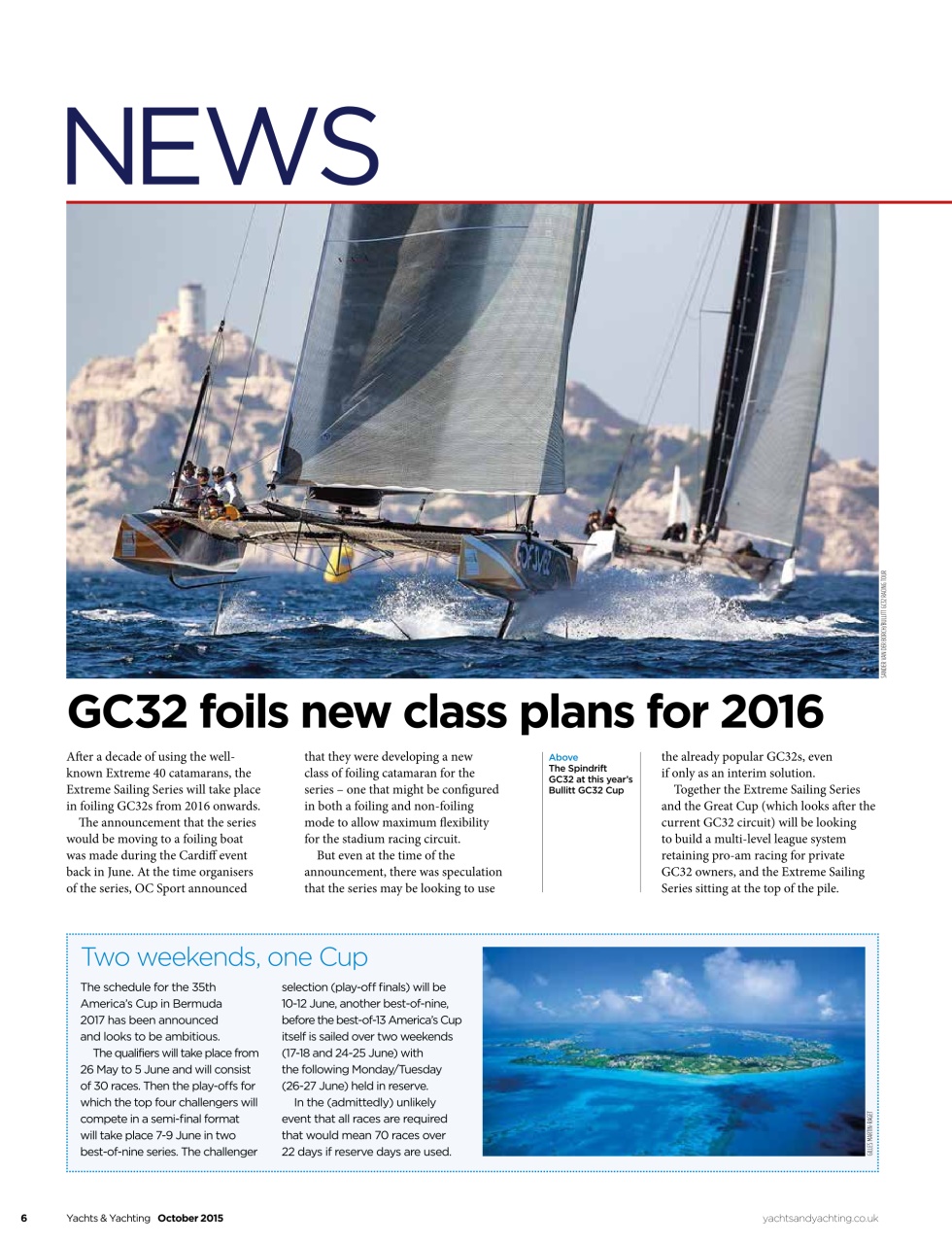 Yachts & Yachting Preview Pages