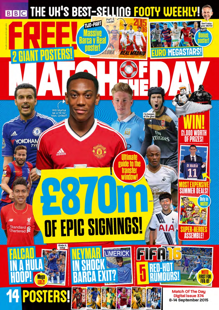 Match of the Day Preview Pages