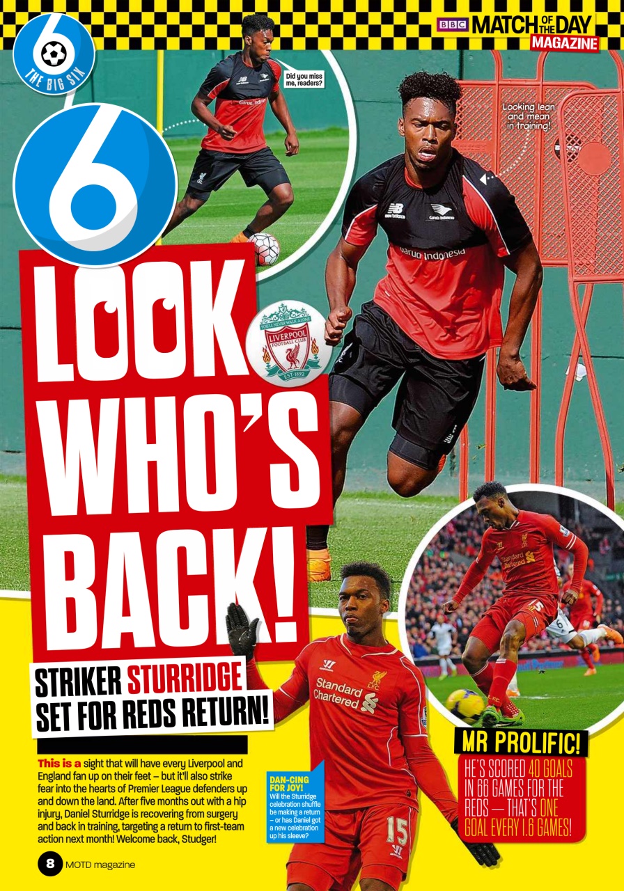 Match of the Day Preview Pages