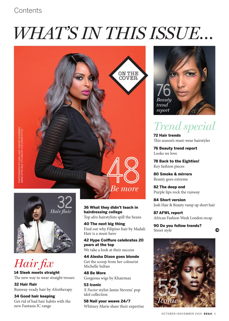 Black Beauty & Hair – the UK's No. 1 Black magazine Preview Pages