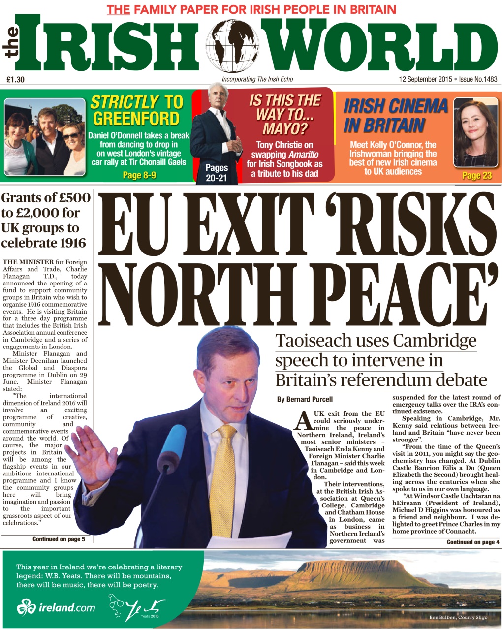 Irish World Preview Pages