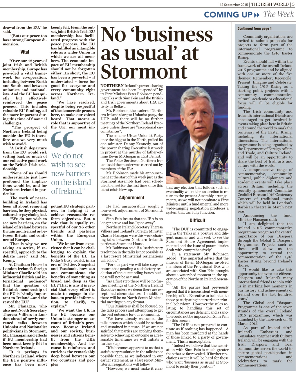 Irish World Preview Pages