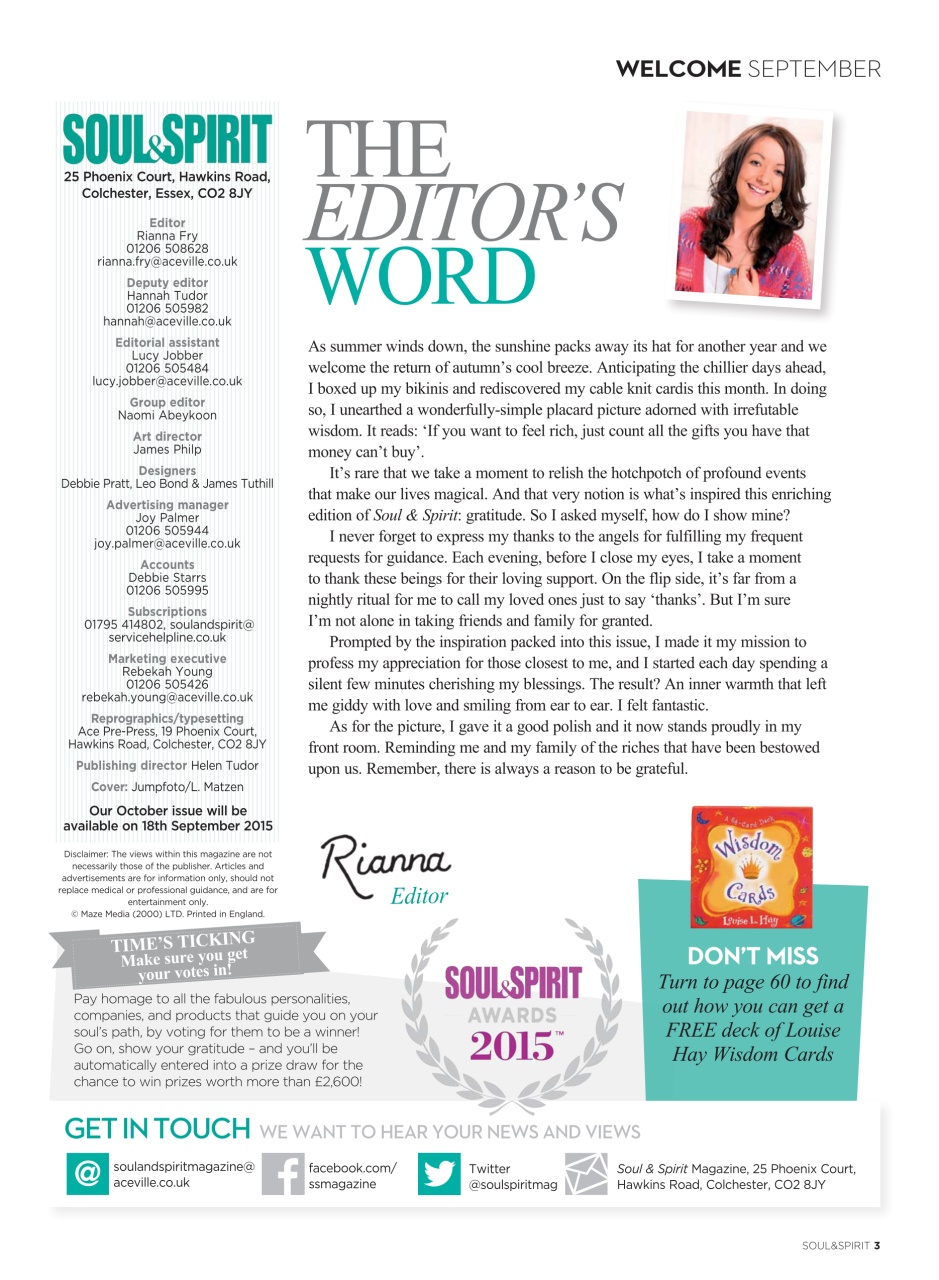 Soul & Spirit Preview Pages