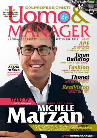 Uomo&Manager Settembre2015 issue Uomo&Manager Settembre2015