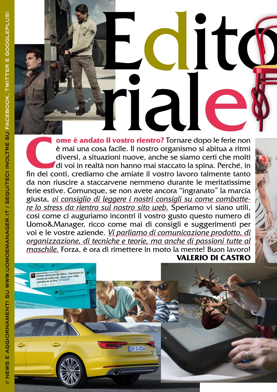 UOMO & MANAGER Preview Pages