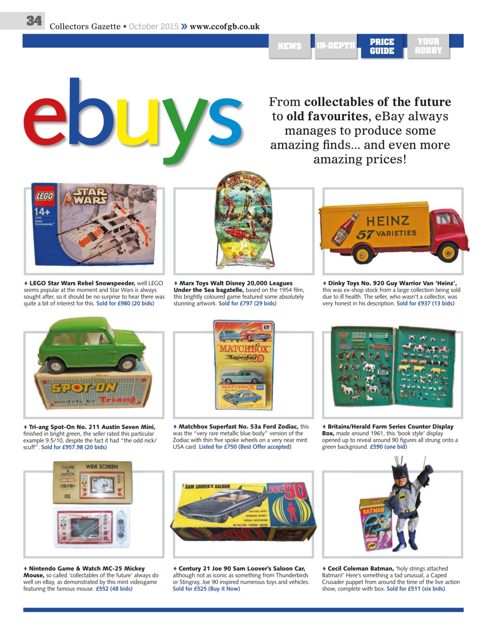 Collectors Gazette Preview Pages