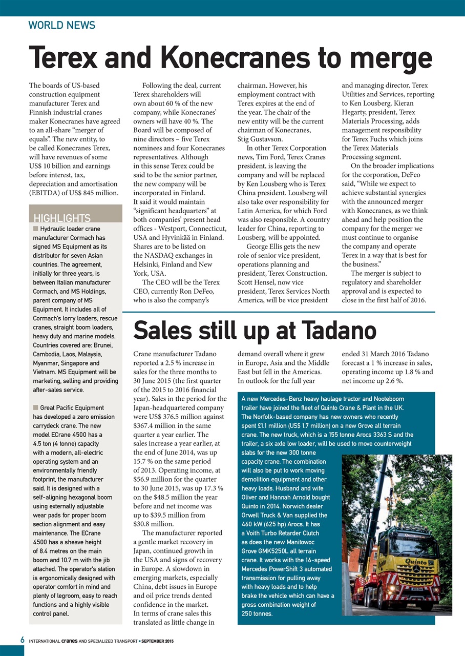 Int. Cranes and Specialized Transp Preview Pages