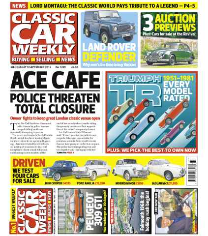 Classic Car Weekly issue 9th September 2015