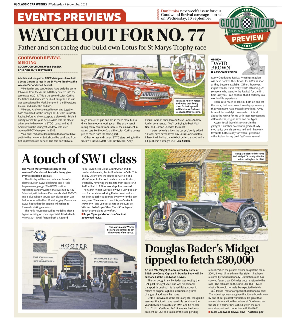 Classic Car Weekly Preview Pages