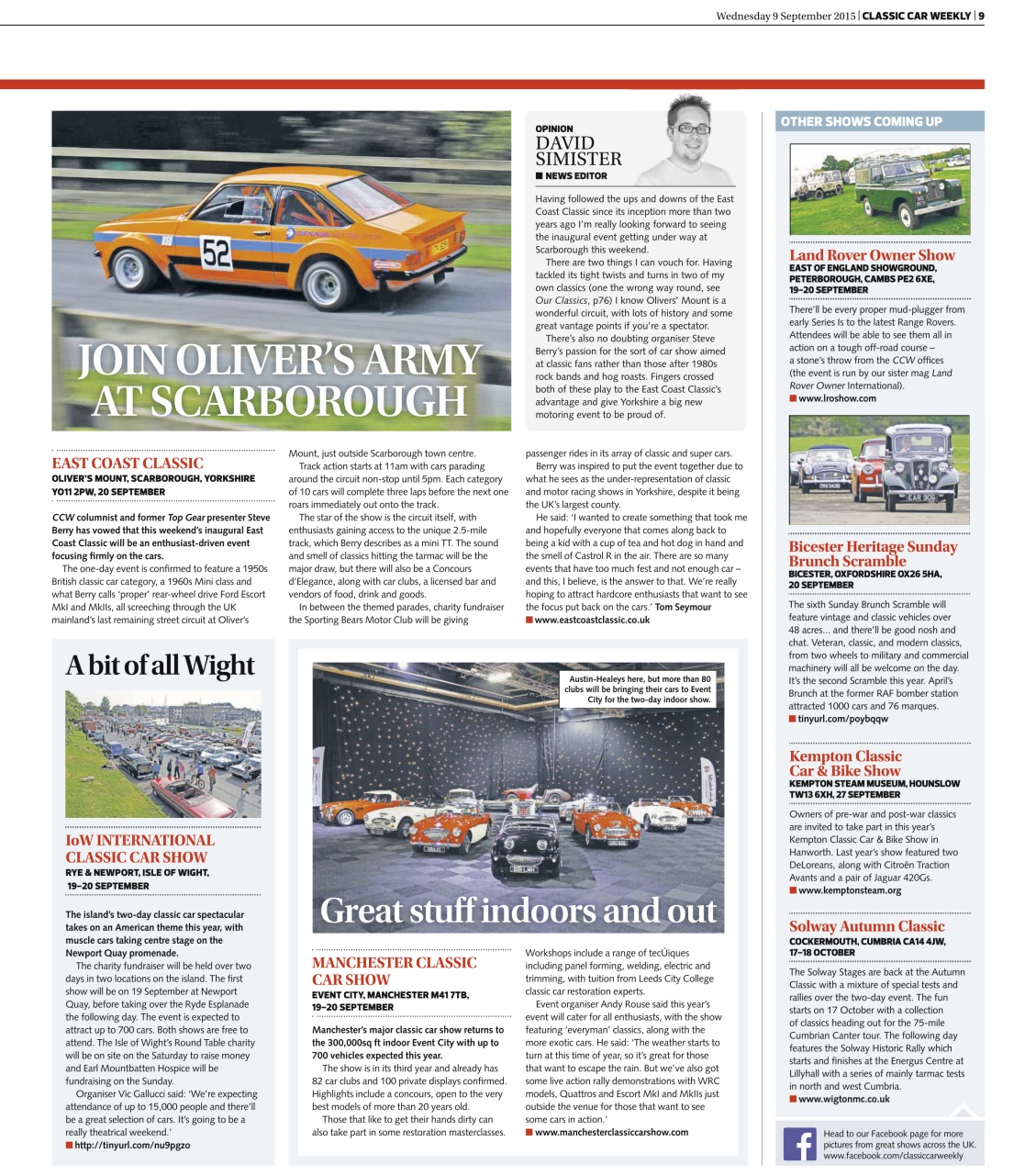 Classic Car Weekly Preview Pages