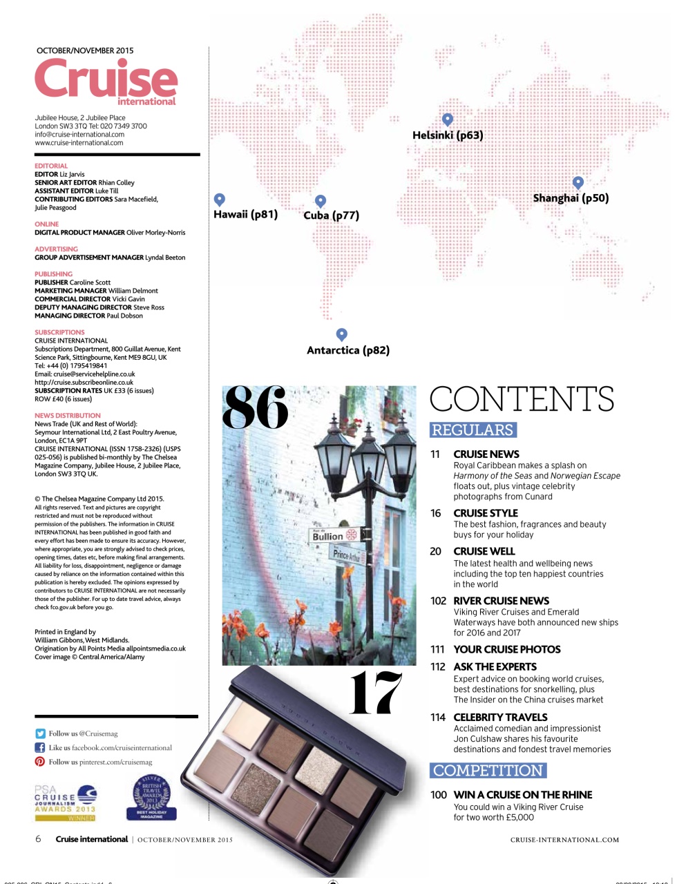 Cruise & Travel Preview Pages