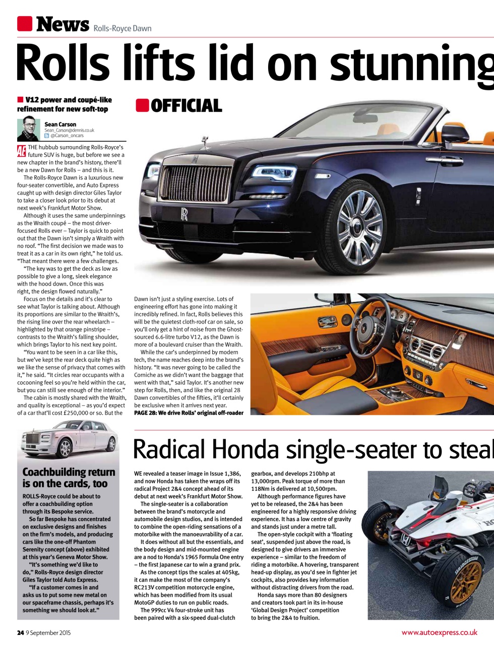 Auto Express Preview Pages