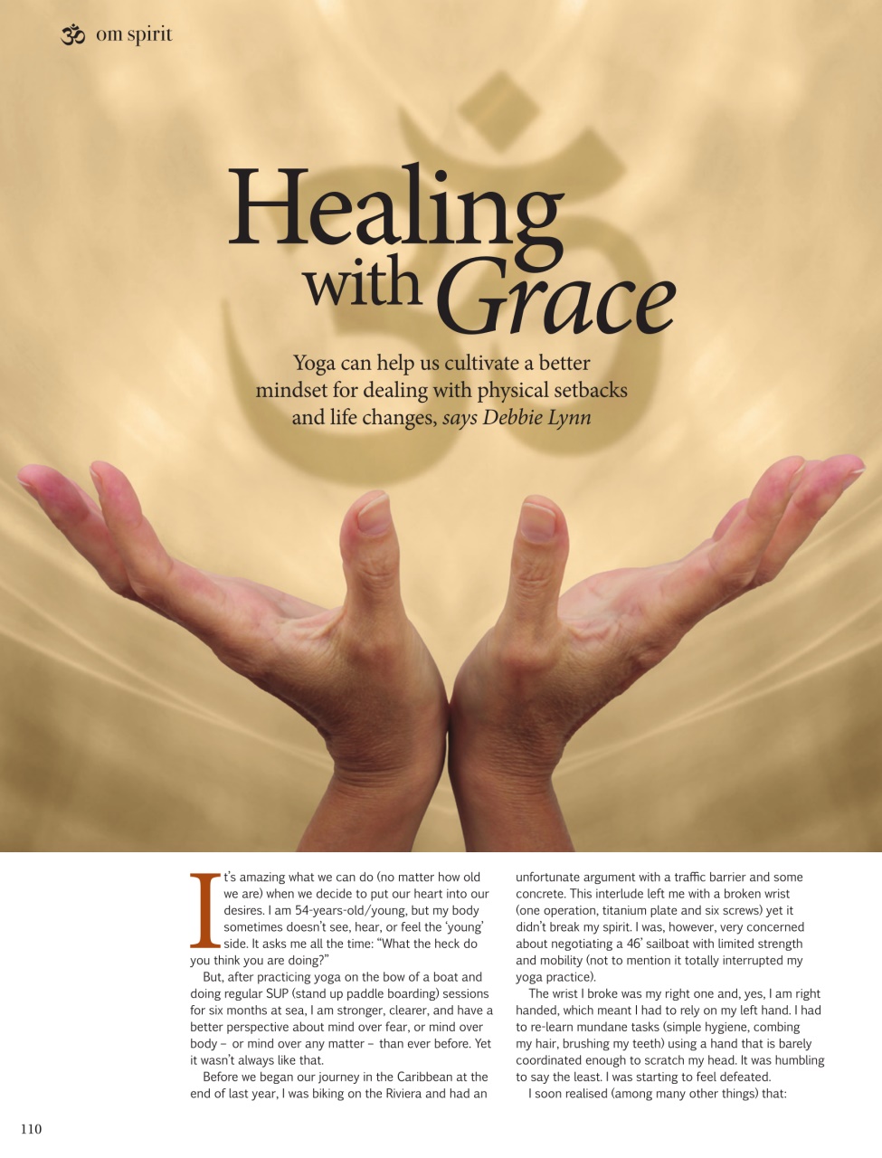 OM Yoga Magazine Preview Pages
