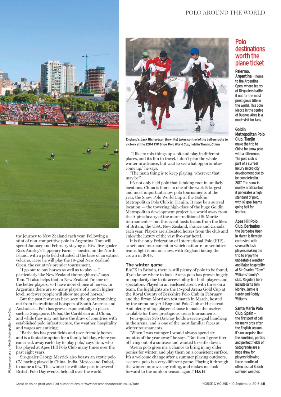 Horse & Hound Preview Pages
