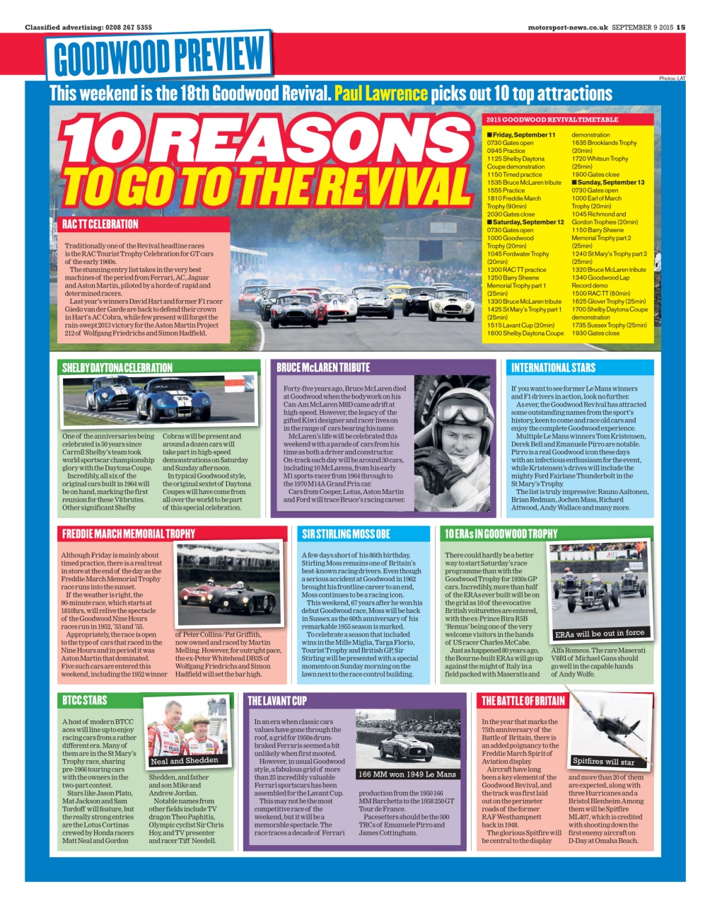 Motorsport News Preview Pages