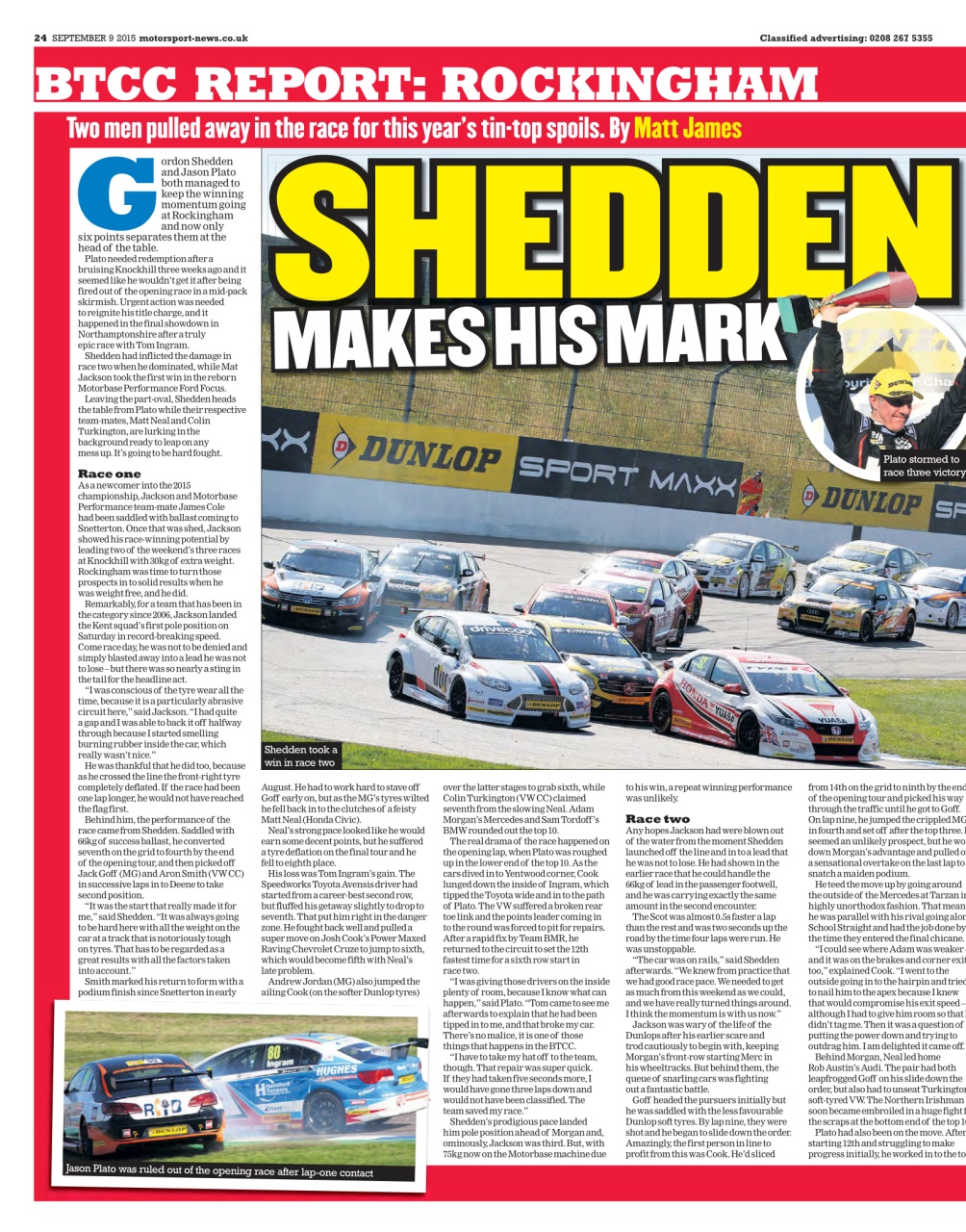 Motorsport News Preview Pages