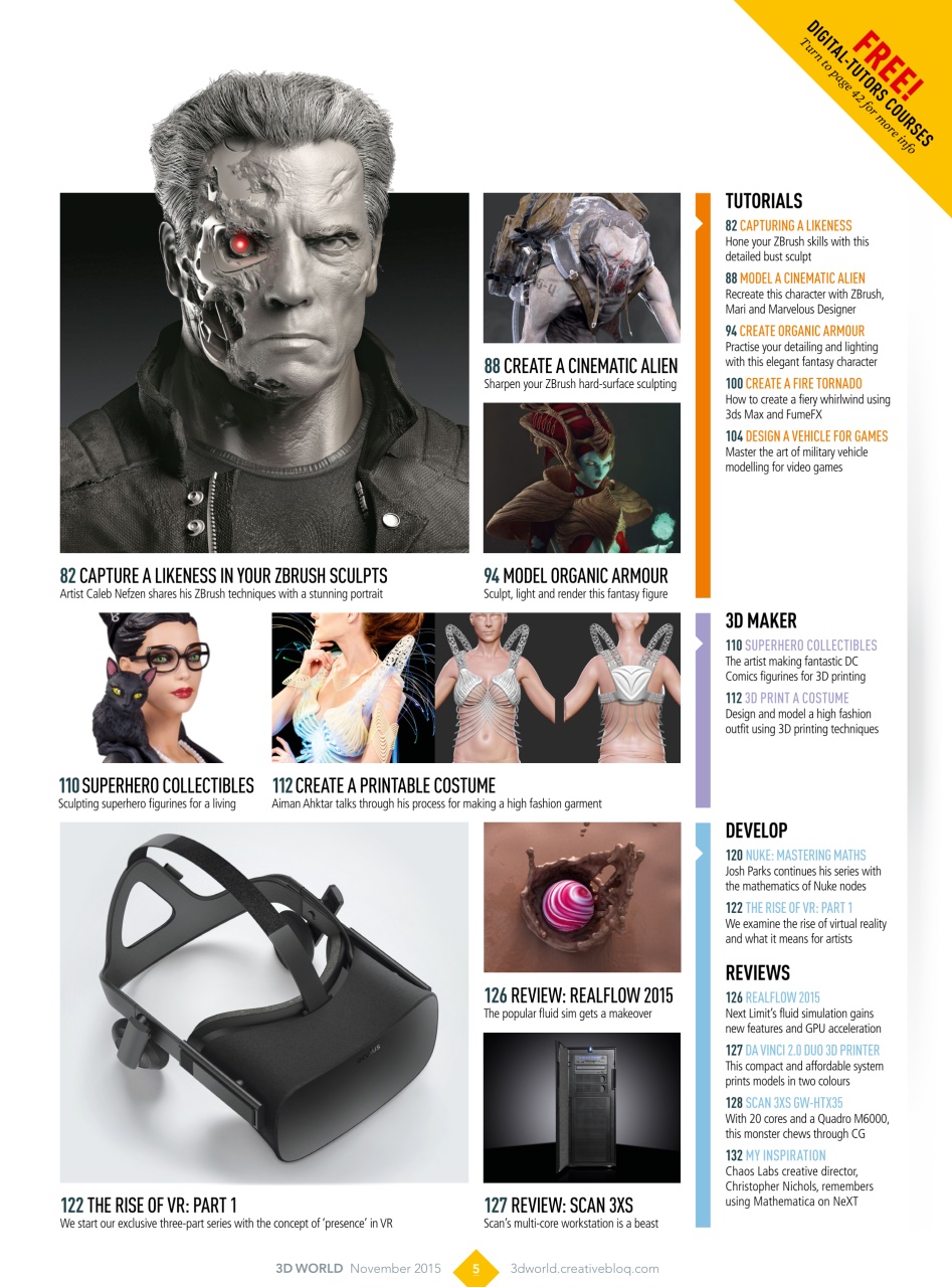 3D World Preview Pages